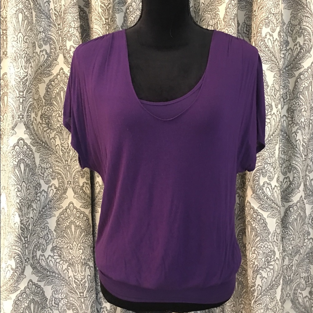🆑E🅰️®️🅰️N©️E ALICE+OLIVIA PURPLE TOP